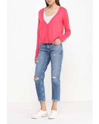 Женский ярко-розовый открытый кардиган от Vero Moda