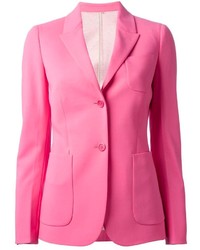 Женский ярко-розовый пиджак от Agnona