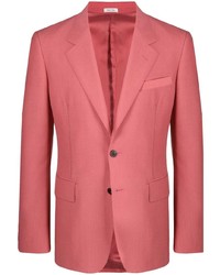 Мужской ярко-розовый пиджак от Alexander McQueen