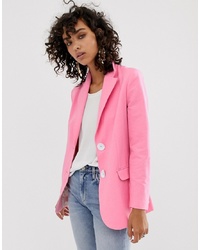 Женский ярко-розовый пиджак от ASOS WHITE