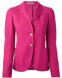 Женский ярко-розовый пиджак от Boglioli