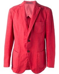 Мужской ярко-розовый пиджак от Ermenegildo Zegna
