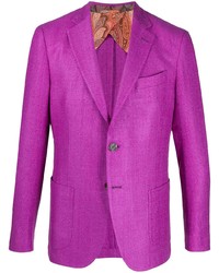 Мужской ярко-розовый пиджак от Etro