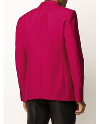Мужской ярко-розовый пиджак от Alexander McQueen