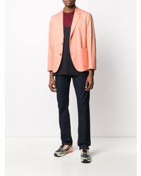 Мужской ярко-розовый пиджак от BOSS