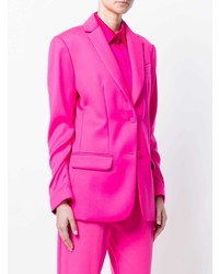 Женский ярко-розовый пиджак от Styland