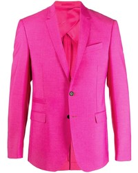 Мужской ярко-розовый пиджак от Versace