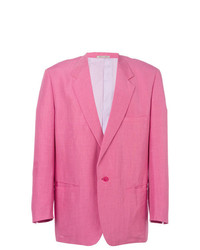 Мужской ярко-розовый пиджак от Versace Vintage
