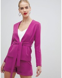 Женский ярко-розовый пиджак от Vesper