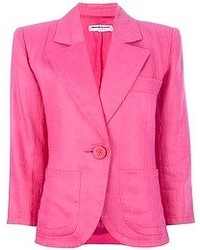 Женский ярко-розовый пиджак от Yves Saint Laurent