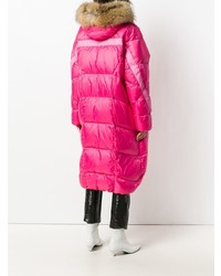 Женский ярко-розовый пуховик от As65