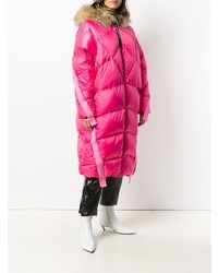 Женский ярко-розовый пуховик от As65
