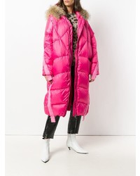 Женский ярко-розовый пуховик от As65