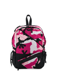 Мужской ярко-розовый рюкзак с принтом от Valentino