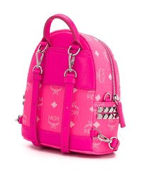 Мужской ярко-розовый рюкзак от MCM