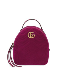 Женский ярко-розовый рюкзак от Gucci