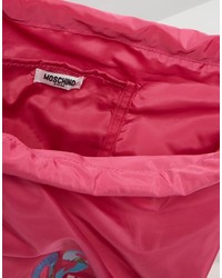Женский ярко-розовый рюкзак от Love Moschino