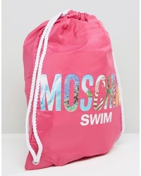 Женский ярко-розовый рюкзак от Love Moschino