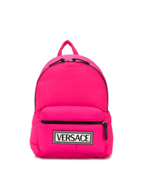 Мужской ярко-розовый рюкзак от Versace