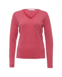 Женский ярко-розовый свитер с v-образным вырезом от Fontana 2.0