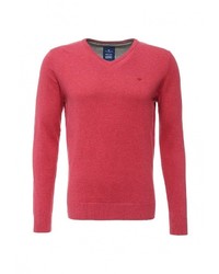 Мужской ярко-розовый свитер с v-образным вырезом от Tom Tailor