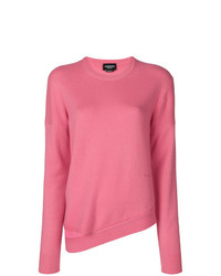 Женский ярко-розовый свитер с круглым вырезом от Calvin Klein 205W39nyc