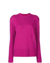 Женский ярко-розовый свитер с круглым вырезом от Calvin Klein