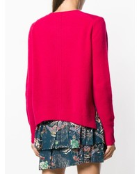 Женский ярко-розовый свитер с круглым вырезом от Isabel Marant