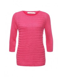 Женский ярко-розовый свитер с круглым вырезом от Conver