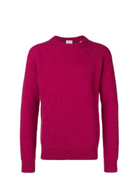 Мужской ярко-розовый свитер с круглым вырезом от Eleventy