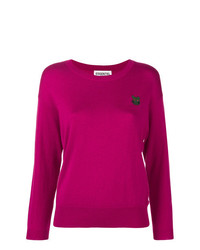 Женский ярко-розовый свитер с круглым вырезом от Essentiel Antwerp