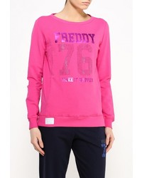 Женский ярко-розовый свитер с круглым вырезом от Freddy