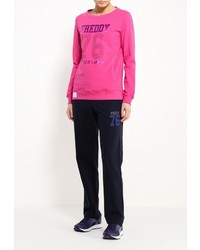 Женский ярко-розовый свитер с круглым вырезом от Freddy