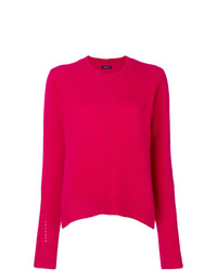 Женский ярко-розовый свитер с круглым вырезом от Isabel Marant