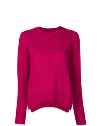 Женский ярко-розовый свитер с круглым вырезом от Isabel Marant