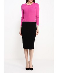 Женский ярко-розовый свитер с круглым вырезом от Tom Farr