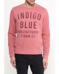 Мужской ярко-розовый свитер с круглым вырезом от Tom Tailor Denim