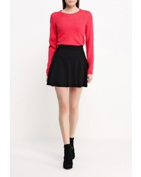 Женский ярко-розовый свитер с круглым вырезом от Zarina