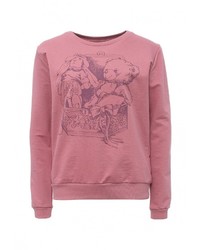Женский ярко-розовый свитер с круглым вырезом от Спартак