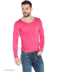 Мужской ярко-розовый свитер от Alcott