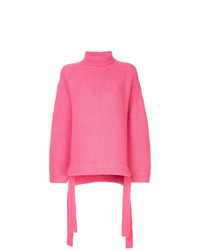 Ярко-розовый свободный свитер от Ellery