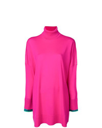 Ярко-розовый свободный свитер от Emilio Pucci