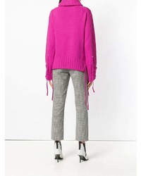 Ярко-розовый свободный свитер от McQ Alexander McQueen