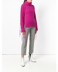 Ярко-розовый свободный свитер от McQ Alexander McQueen