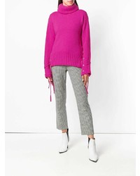 Ярко-розовый свободный свитер от McQ Alexander McQueen