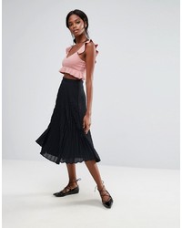 Ярко-розовый укороченный топ от Missguided