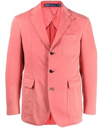 Мужской ярко-розовый хлопковый пиджак от Polo Ralph Lauren