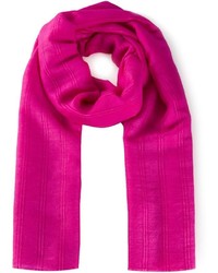 Женский ярко-розовый шарф от Denis Colomb