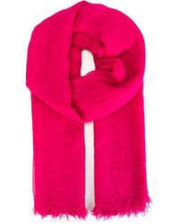 Женский ярко-розовый шарф от Faliero Sarti