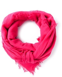 Женский ярко-розовый шарф от Jil Sander